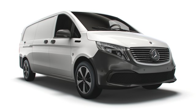 mercedes benz eqv cargo van l3 2021 3D Модель .c4d .max .obj .3ds .fbx .stl .blend 