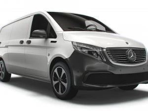 mercedes benz eqv van l3 2021 Modelo 3D