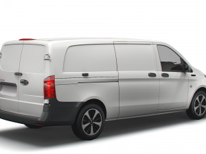 mercedes benz eqv cargo van l3 2021 3D Модель