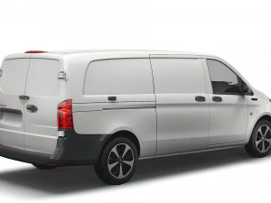 mercedes benz eqv cargo van l3 2021 3D Model