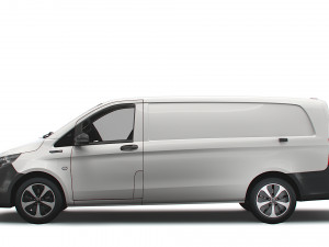 mercedes benz eqv cargo van l3 2021 3D Модель