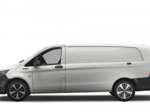 mercedes benz eqv cargo van l3 2021 3D Model