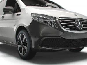 mercedes benz eqv cargo van l3 2021 3D Model
