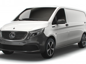 mercedes benz eqv cargo van l3 2021 3D Модель
