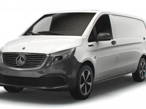 mercedes benz eqv cargo van l3 2021 3D Model