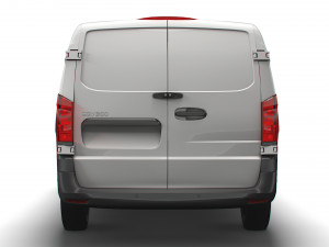 mercedes benz eqv cargo van l3 2021 3D Модель