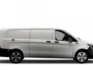 mercedes benz eqv cargo van l3 2021 3D Модель