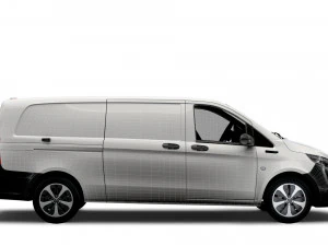 mercedes benz eqv cargo van l3 2021 3D Model