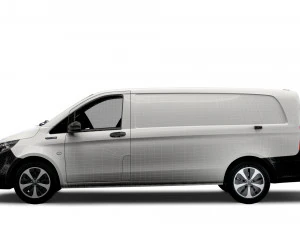 mercedes benz eqv cargo van l3 2021 3D Model