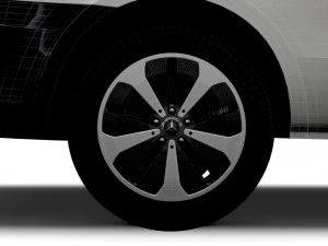 mercedes benz eqv cargo van l3 2021 3D Model