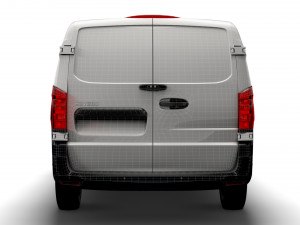 mercedes benz eqv cargo van l3 2021 3D Модель