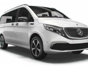mercedes benz tourer eqv 2021 3D Model