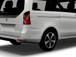 mercedes benz tourer eqv 2021 Modèle 3D