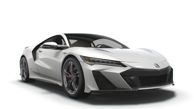 acura nsx type s 2022 Model 3D .c4d .max .obj .3ds .fbx .stl .blend 