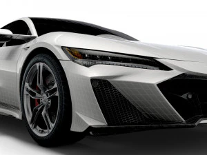 honda nsx type s 2022 3D Model