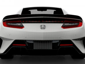 honda nsx type s 2022 3D Model