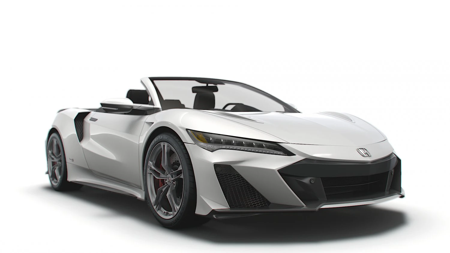 honda nsx type s cabrio 2022 3D Model .c4d .max .obj .3ds .fbx .stl .blend 