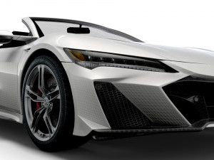 honda nsx type s cabrio 2022 3D 모델