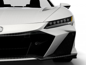 honda nsx type s cabrio 2022 3D 모델