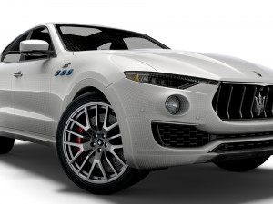 maserati levante gt hybrid 2022 3D Модель