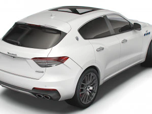 maserati levante gt hybrid sport package 2022 3D Model