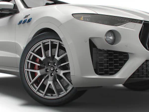 maserati levante gt hybrid sport package 2022 3D Model