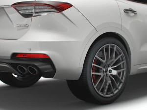 maserati levante gt hybrid sport package 2022 3D Model