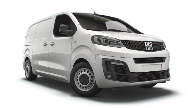 fiat e scudo l2 2022 3D Model .c4d .max .obj .3ds .fbx .stl .blend 