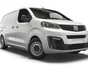 fiat e scudo 2022 3D Model in Van and Minivan 3DExport