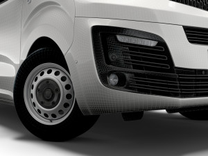 fiat scudo l2 2022 3D Model