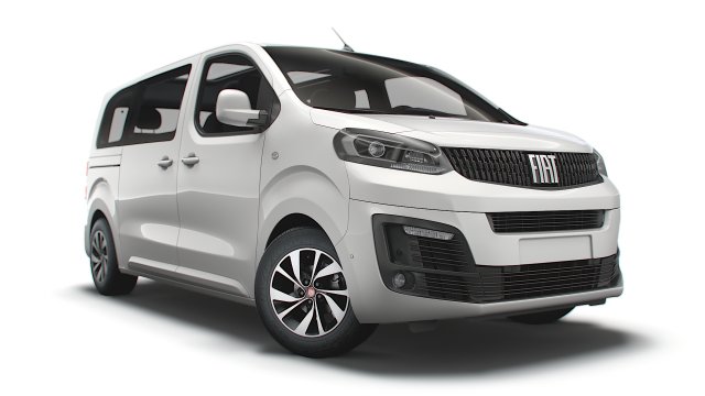 fiat ulysse l2 2022 Modèle 3D .c4d .max .obj .3ds .fbx .stl .blend 