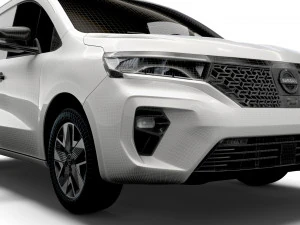 nissan townstar van l1 2022 3D Model