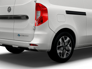 nissan townstar ev van l2 2022 3D मॉडल