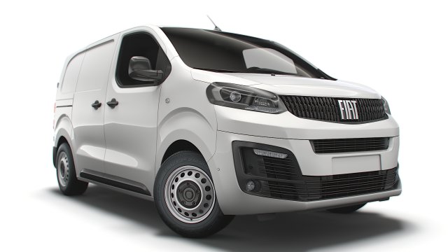 fiat e scudo l1 2022 3D-Modell .c4d .max .obj .3ds .fbx .stl .blend 