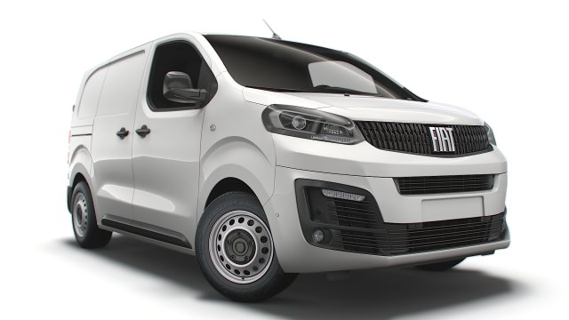 fiat scudo l1 2022 Model 3D .c4d .max .obj .3ds .fbx .stl .blend