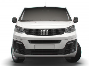 fiat scudo l1 2022 Model 3D
