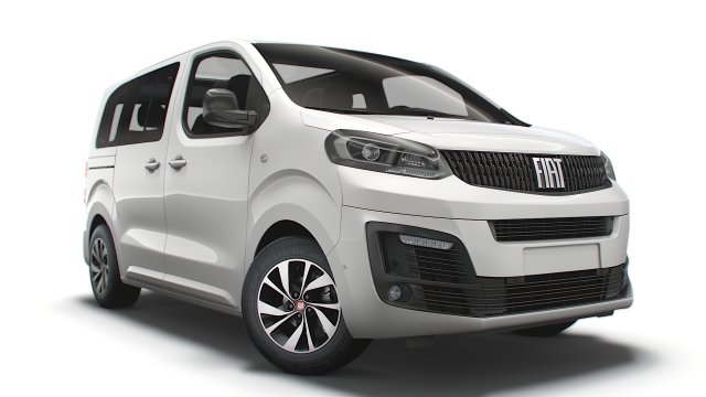 fiat ulysse l1 2022 3D Model .c4d .max .obj .3ds .fbx .stl .blend 