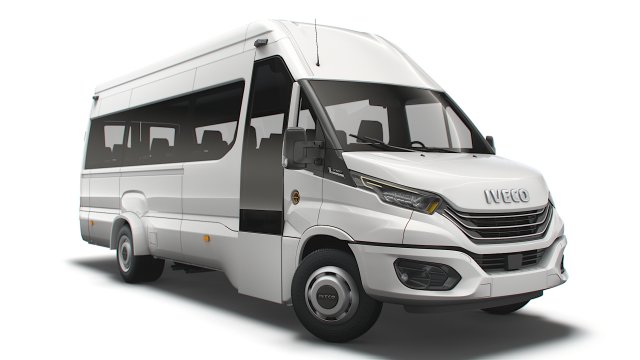 iveco daily tourus l5h3 2022 3D Model .c4d .max .obj .3ds .fbx .stl .blend 