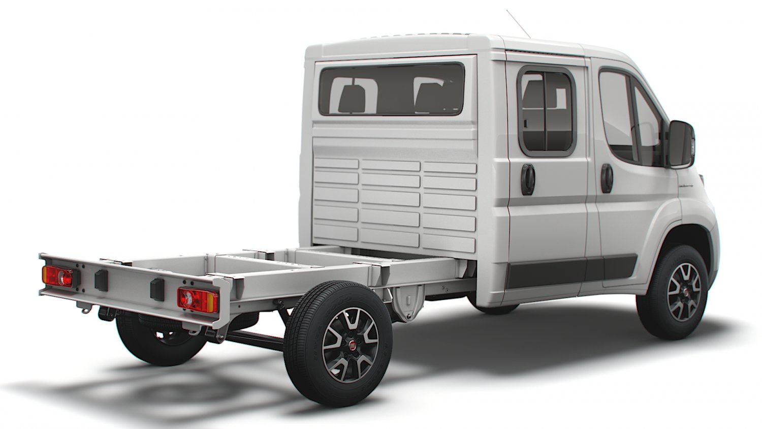 fiat ducato chassis truck crew cab 3450 wb 2022 3D in