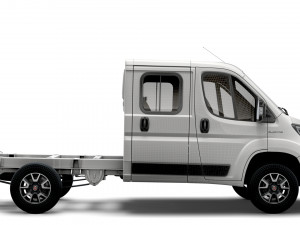 fiat ducato chassis truck crew cab 3450 wb 2022 Model 3D