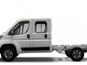 fiat ducato chassis truck crew cab 3450 wb 2022 Model 3D