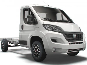 フィアット デュカト シャーシ トラック シングル キャブ 3450wb 2022 3Dモデル