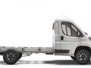 fiat ducato chassis truck single cab 3450wb 2022 3D Model