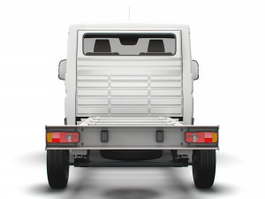 fiat ducato chassis truck single cab 3450wb 2022 3D Model