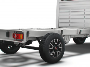 fiat ducato chassis truck single cab 3450wb 2022 3D Model