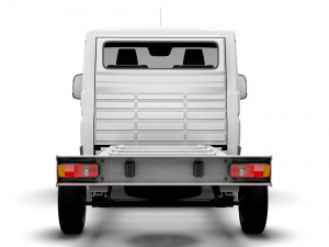fiat ducato chassis truck single cab 3450wb 2022 3D Model
