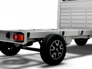 fiat ducato chassis truck single cab 3450wb 2022 3D Model