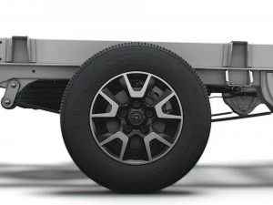 opel movano chassis truck crew cab 3450 wb 2022 3D Model