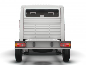 opel movano chassis truck crew cab 3450 wb 2022 3D 모델