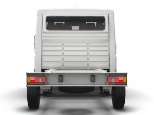 opel movano chassis truck crew cab 3450 wb 2022 3D Model